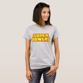 すごいPowers™ロゴ黄 Tシャツ (正面フル)