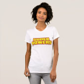 すごいPowers™ロゴ黄 Tシャツ (正面フル)