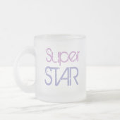 すごいSTAR MUG （すりガラス） フロストグラスマグカップ (左)