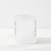 すごいSTAR MUG （すりガラス） フロストグラスマグカップ (中央)