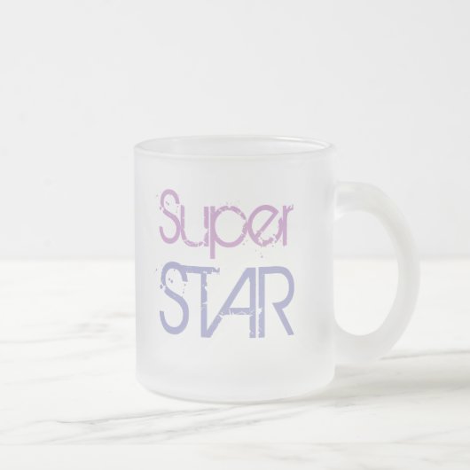 すごいSTAR MUG （すりガラス） フロストグラスマグカップ (右)