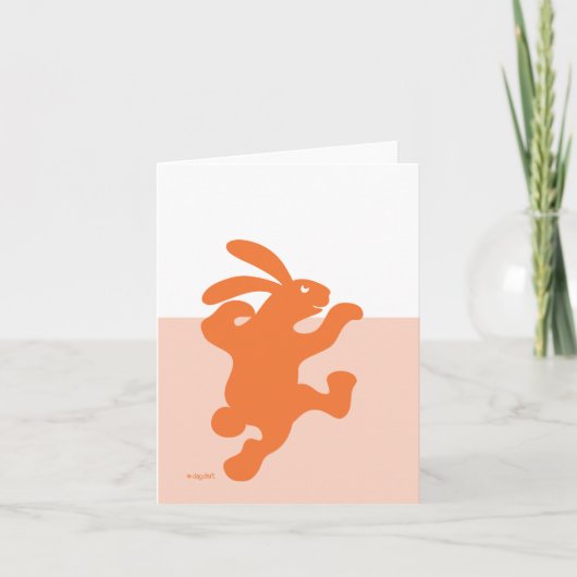 すごくオレンジウサギ! カード (正面)