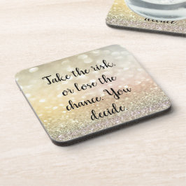 すごクールい、スパークリー引用文 コースター