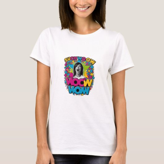 「すごーい、驚いたTシャツ」 Tシャツ (正面)
