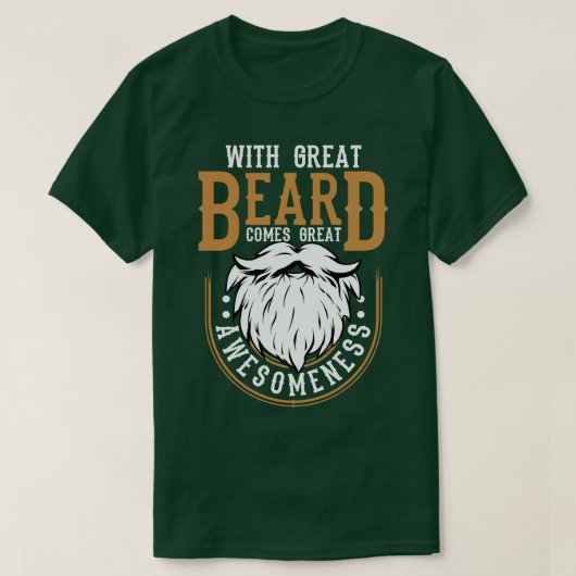 すご素晴らしひげ来の素晴ら素晴らししい Tシャツ (デザイン正面)