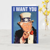 すさまじいパパドナルド・トランプ・ファザー・デイ・カード カード (黄色い花)