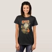 すしおもしろいキャットシェフ Tシャツ (正面フル)