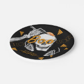 すしおもしろいハロウィーン誕生日パーティー ペーパープレート (アングル)