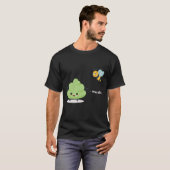 すしおもしろいビーわさび Tシャツ (正面フル)