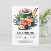 すしお洒落ナイト誕生日 招待状 (スタンド正面)