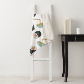 すしと麺の柄 シェルパブランケット (インサイチュ)