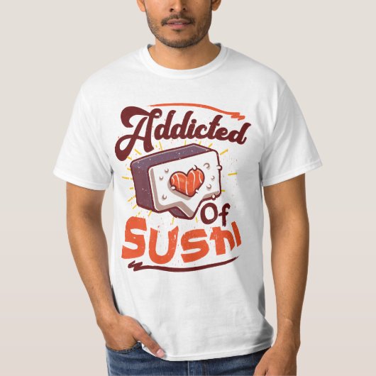 すしの依存症 Tシャツ (正面)