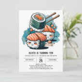 すしよくはしゃぐドリームズ誕生日 招待状 (スタンド正面)