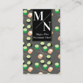 すしアジアンシェフ調理師自家製フード 名刺 (正面)