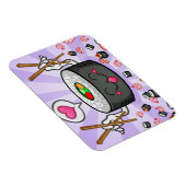 すしアニメ食べ物キャラクターのエビがたくさん|過去記事 マグネット (右側)