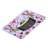 すしアニメ食べ物キャラクターのエビがたくさん|過去記事 マグネット (左側)