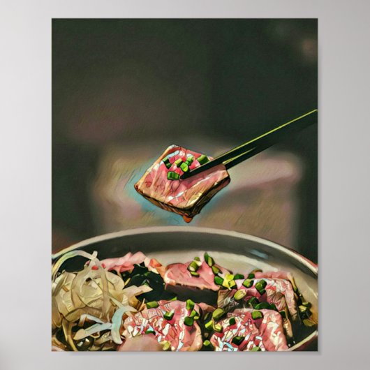 すしカッコいいギフト ポスター (正面)