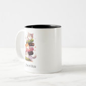 すしキャットミウ |アニ日本のメスタイル ツートーンマグカップ (正面左)
