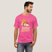 すしクイーンすしジャパン食日本の品 Tシャツ (正面フル)