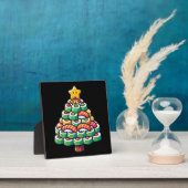 すしクリスマスツリーおもしろい – 休日グルメ食 フォトプラーク (インサイチュ)