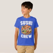 すしクルー かわいいすし Tシャツ (正面フル)