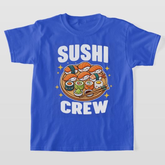 すしクルー かわいいすし Tシャツ (レイダウン)