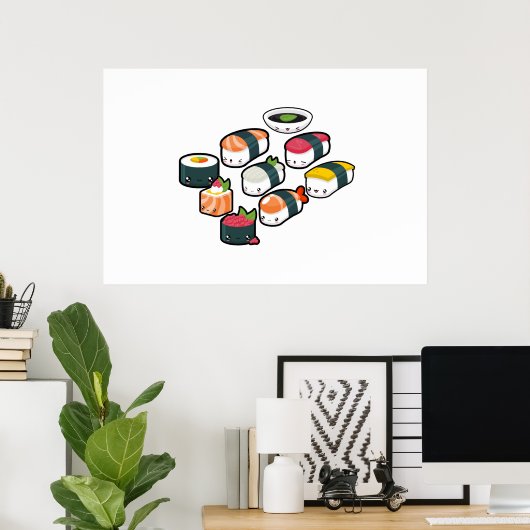 すしコンボのポスター ポスター (ホームオフィス)