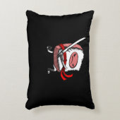 すしサムライ忍者かわいい日本の食品 アクセントクッション (正面(垂直))