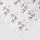 すしサーモン転が箸イラストレーション 薄葉紙 (詳細)