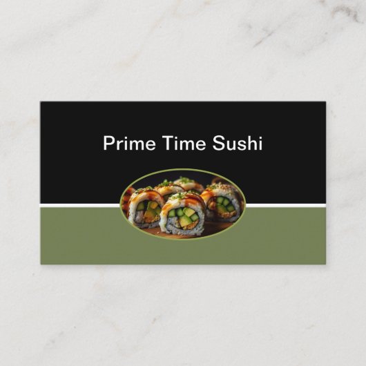 すしシーフードレストラン名刺 名刺 (正面)
