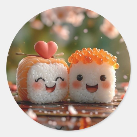 すしシール ラウンドシール (正面)