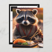 すしタヌキ ポストカード (正面/裏面)