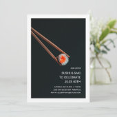 すしディナーパーティー 招待状 (スタンド正面)