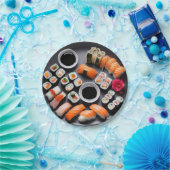 すしナイト紙パーティープレート ペーパープレート (パーティー)