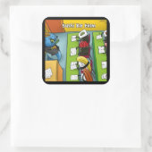 すしバー試験Tee Mugsカードギフトなど スクエアシール (バッグ)