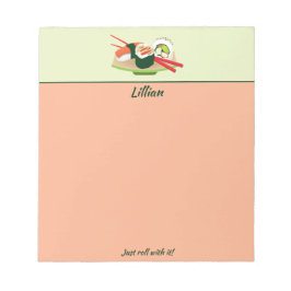 すしパーソナライズされたメモ ノートパッド