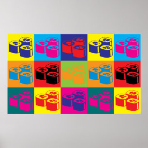 すしポップ・アートのアート ポスター