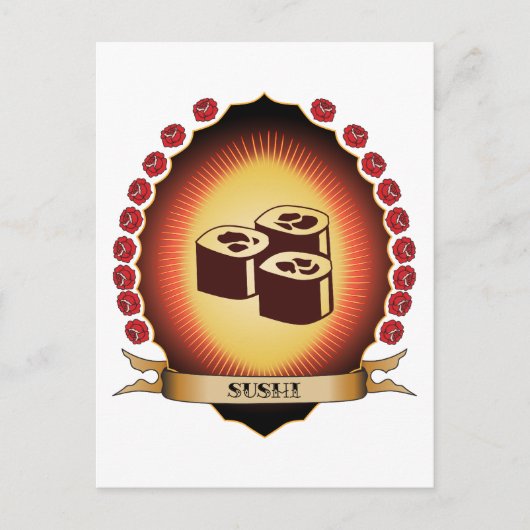 すしマンドッラ ポストカード (正面)