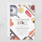 すしモダンテーマリハーサルディナー 招待状 (正面)