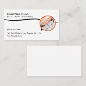 すしモダン屋料日本の理 名刺 (正面/裏面)