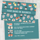 すしレストラン名刺 名刺