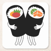 すしワルツ スクエアペーパーコースター (正面)