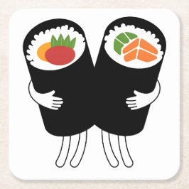 すしワルツ スクエアペーパーコースター