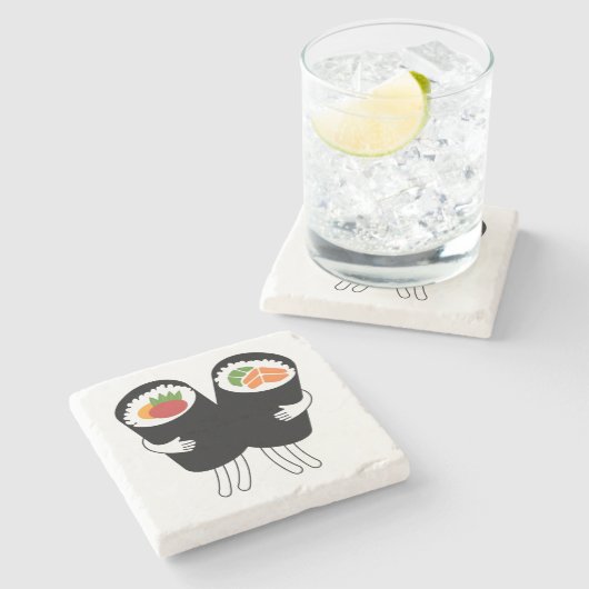 すしワルツ ストーンコースター (横)