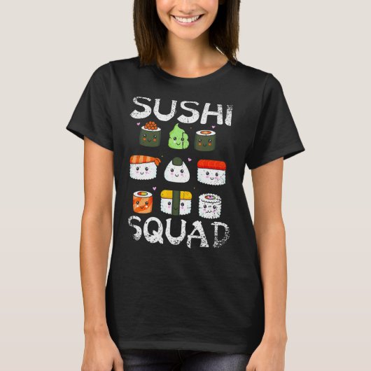 すし分真木刺日本の身チームは私のEa Tシャツ (正面)