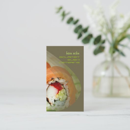 すし名刺 名刺 (スタンド正面)