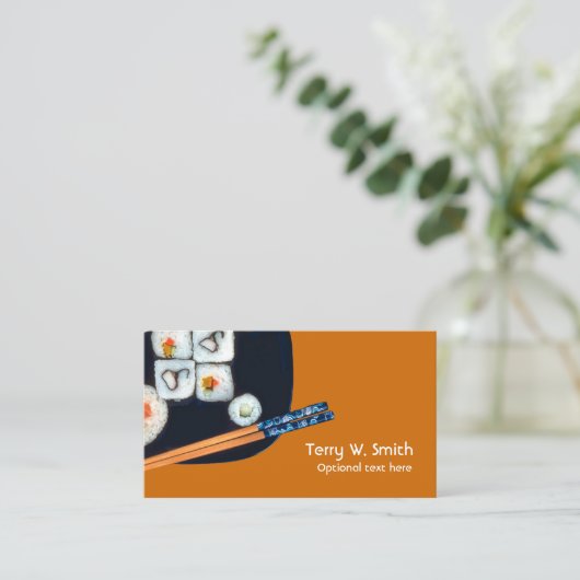 すし名刺 名刺 (スタンド正面)