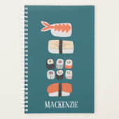 すし名前をカスタムする プランナー手帳 (正面)