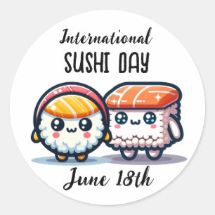 すし国際的の日 – 6月18日 ラウンドシール