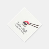 すし夜 スタンダードカクテルナプキン (角)